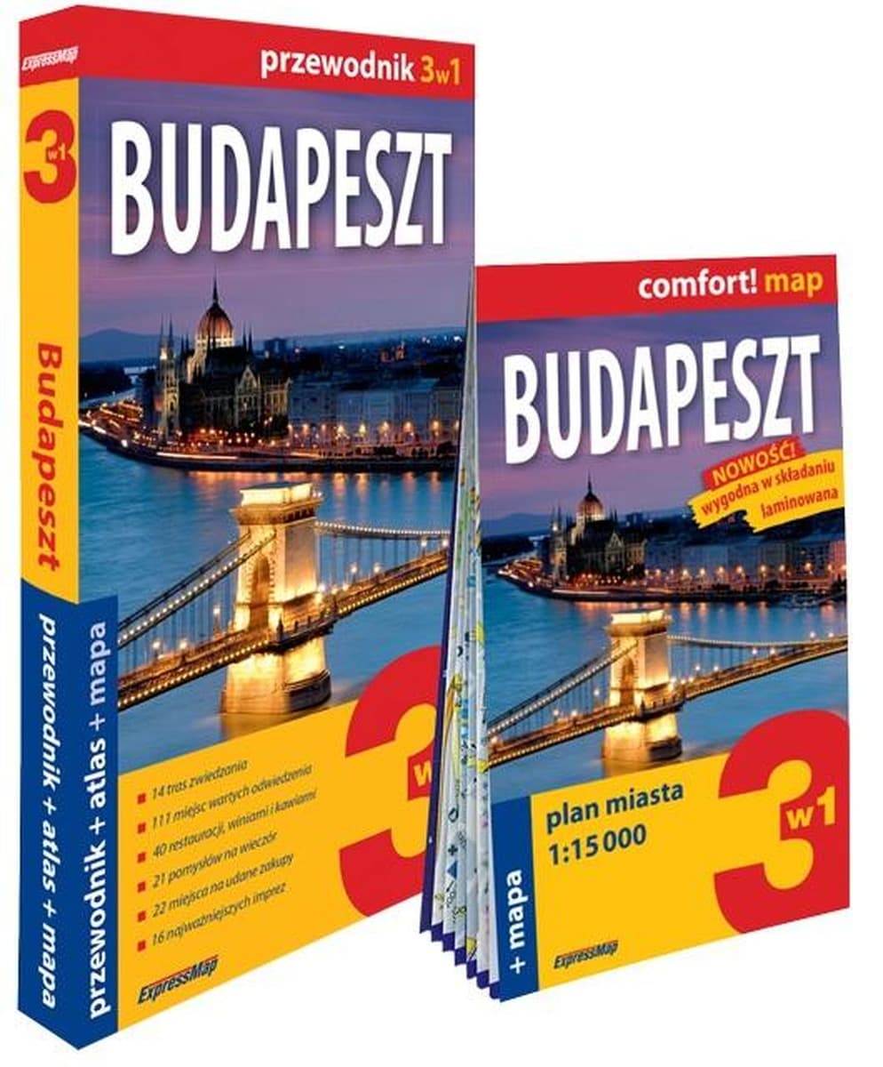 Budapeszt zestaw przewodnikowy 3w1 2024