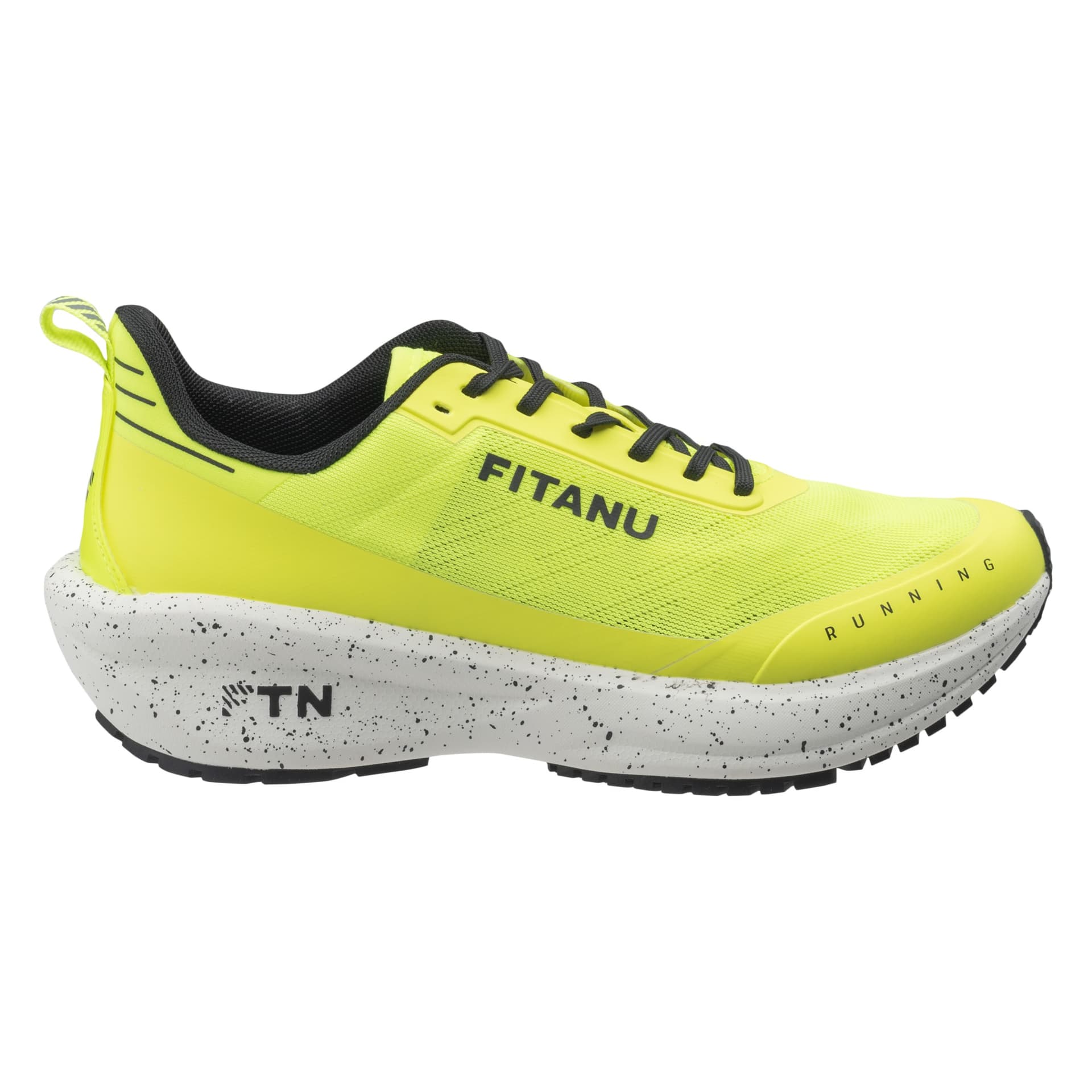 Buty do biegania szosowe Fitanu Durevo limonkowo-czarne