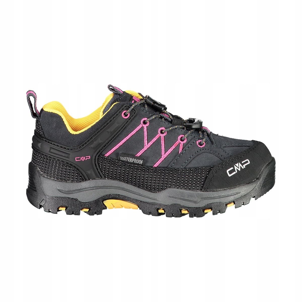 Buty dziecięce CMP Kids Rigel Low WP - antracite/bouganville