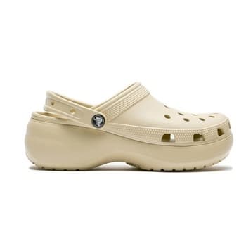 Buty platformowe Crocs Classic Clog beżowe rozmiar 38-39