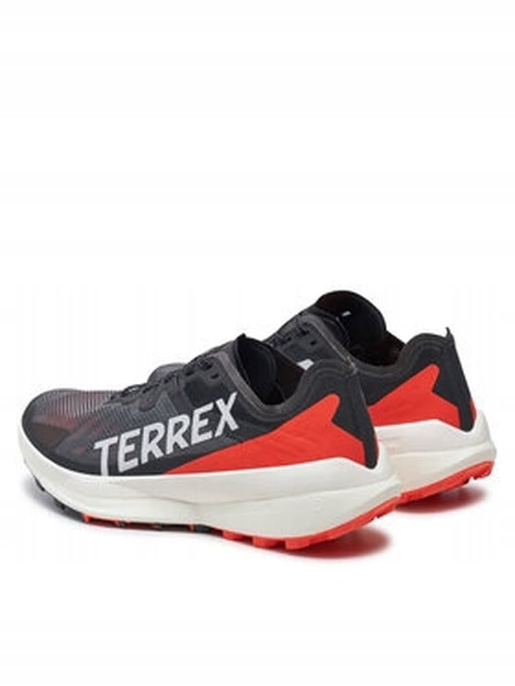 Buty trailowe adidas TERREX Agravic Speed - czarne/szare/pomarańczowe