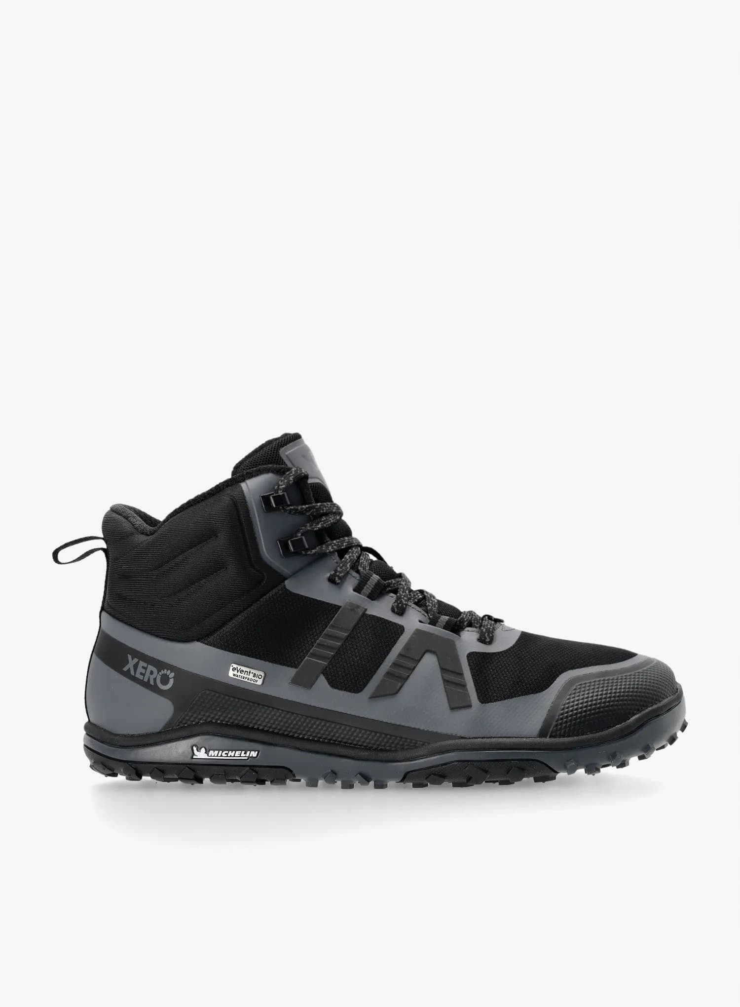 Buty turystyczne Xero Shoes Scrambler Mid II WP - black/asphalt