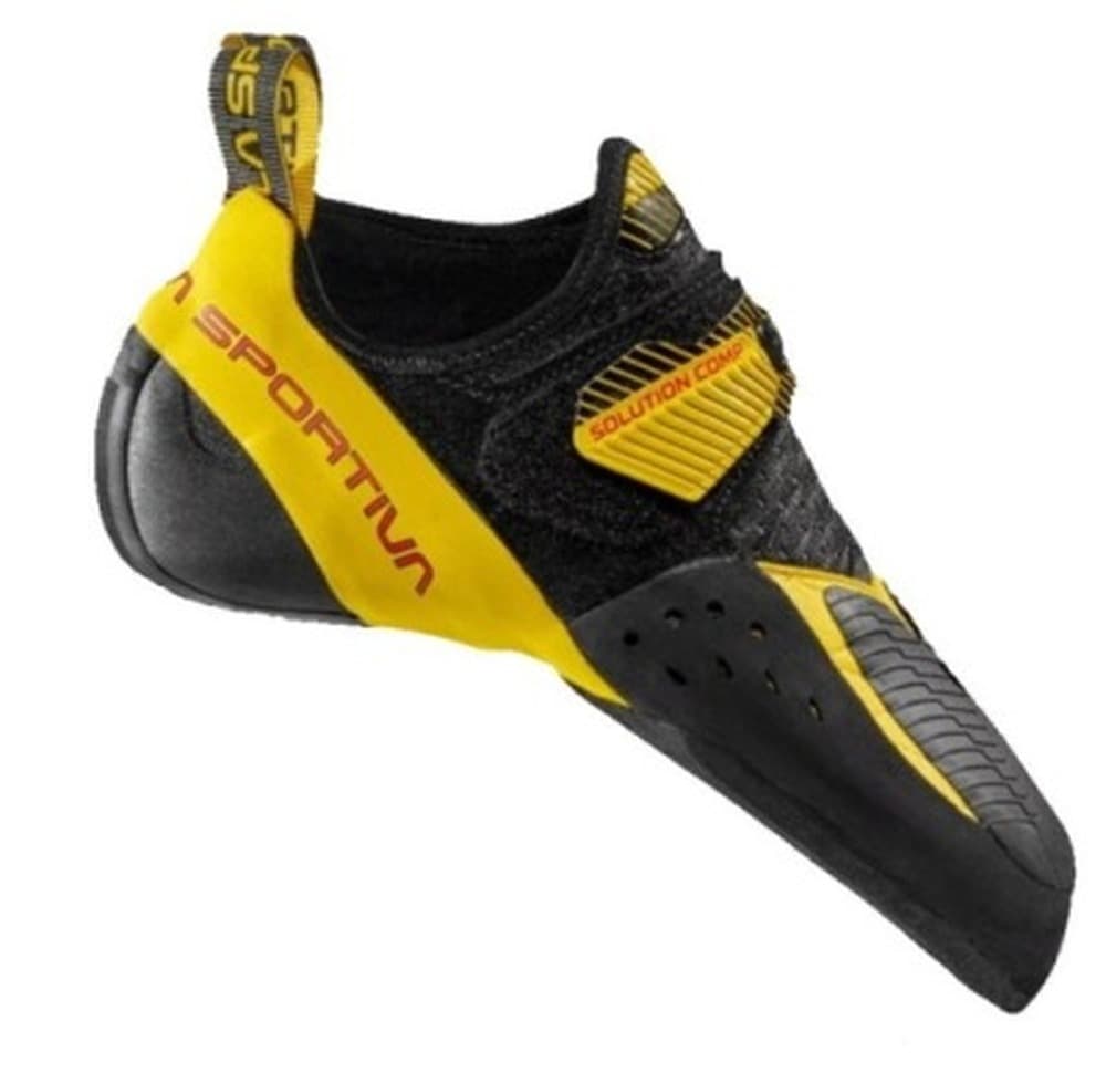 Buty wspinaczkowe La Sportiva Solution Comp Black/Yellow, rozmiar 40