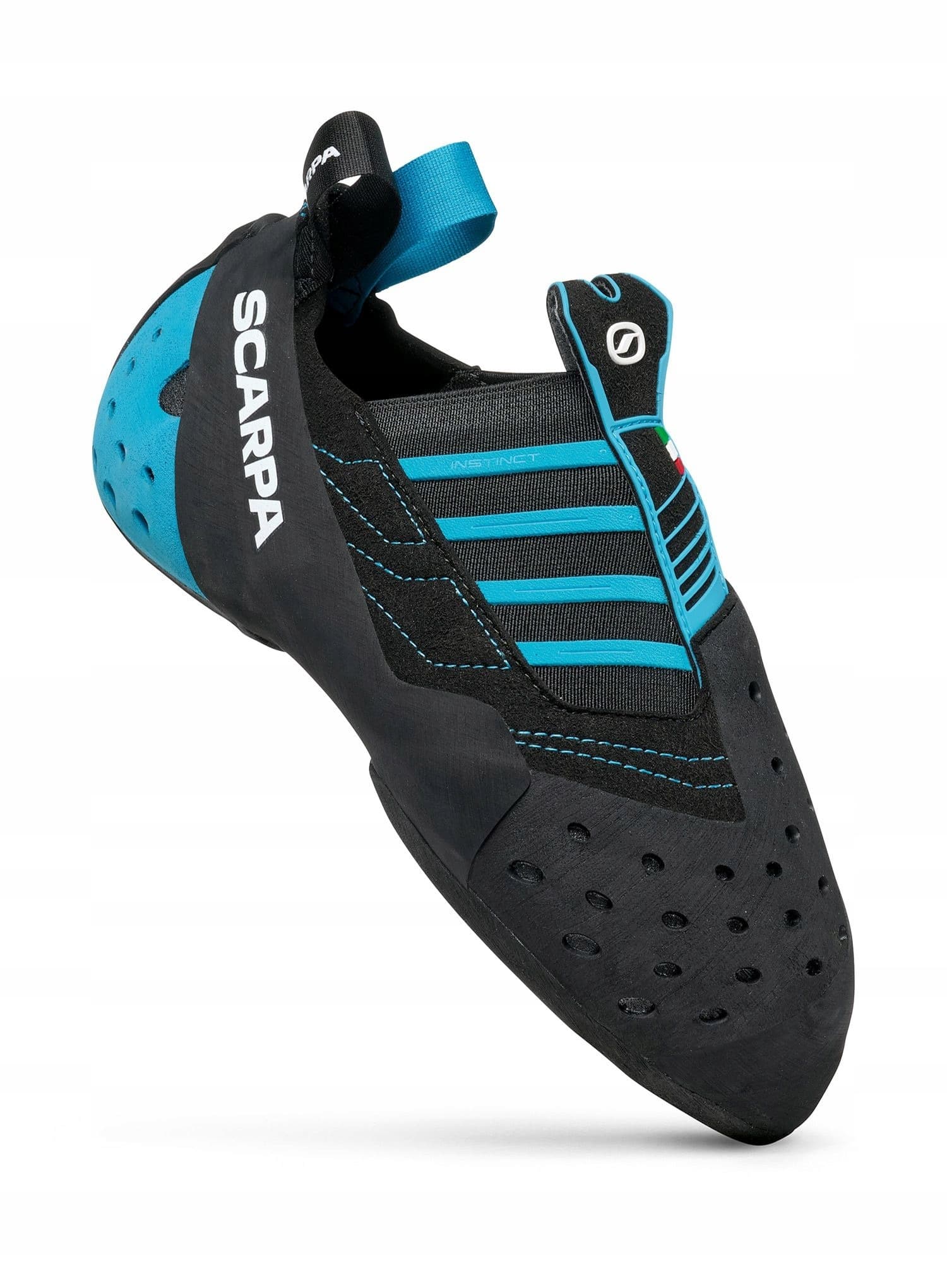 Buty wspinaczkowe SCARPA Instinct S - Black/Azure - Rozmiar 38.5