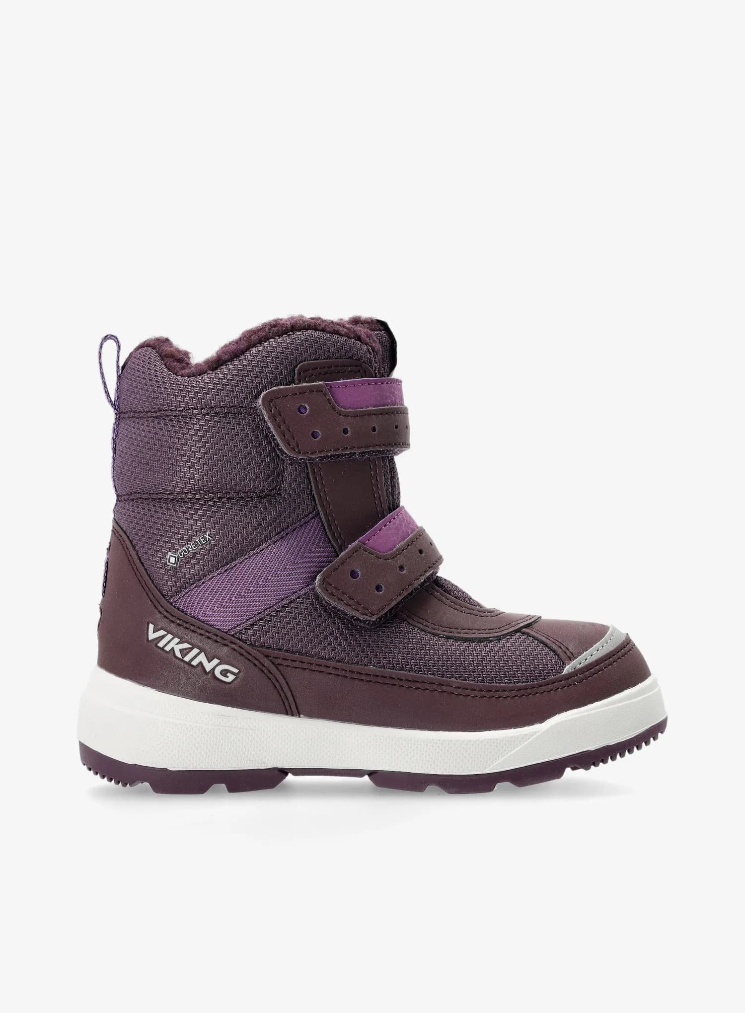 Buty zimowe dla dziewczynek Viking Ultra Warm - grape/grey