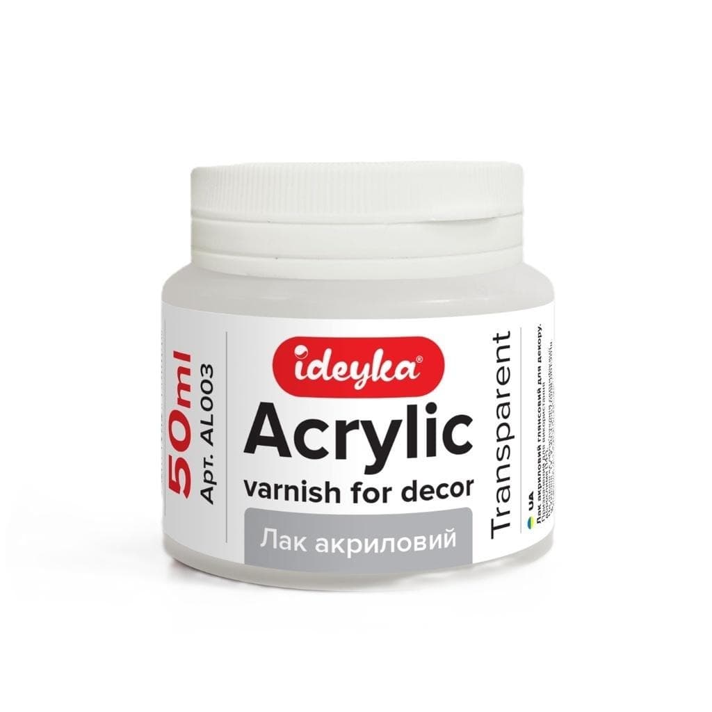 Błyszczący lakier akrylowy do dekoracji 50 ml