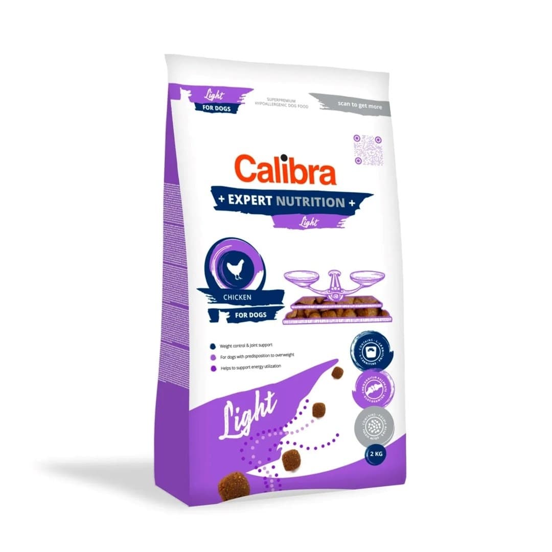 Calibra Expert Nutrition Light - karma dla psów z nadwagą 2 kg