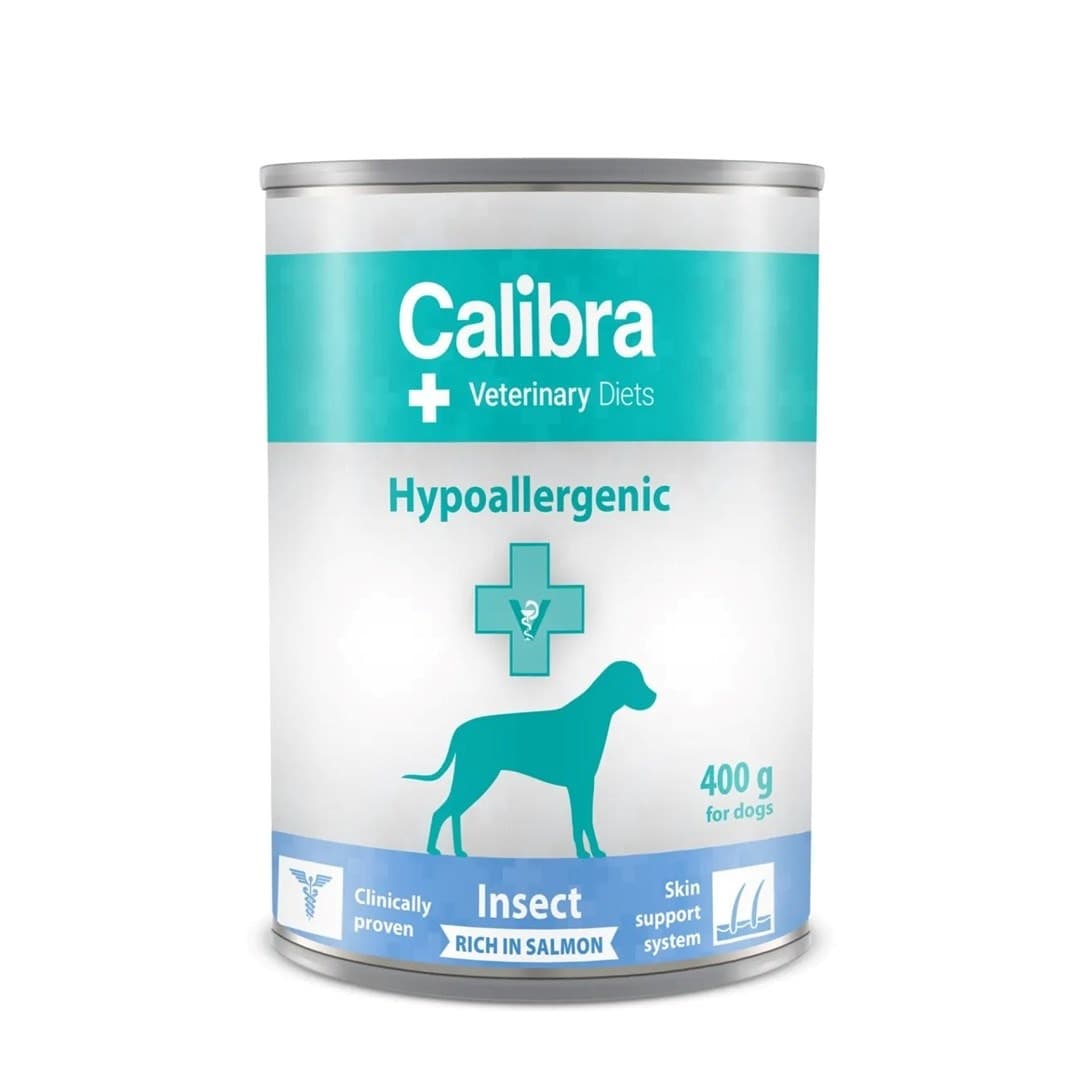 Calibra VD Dog Hypoallergenic Karma Insect & Salmon 400 g