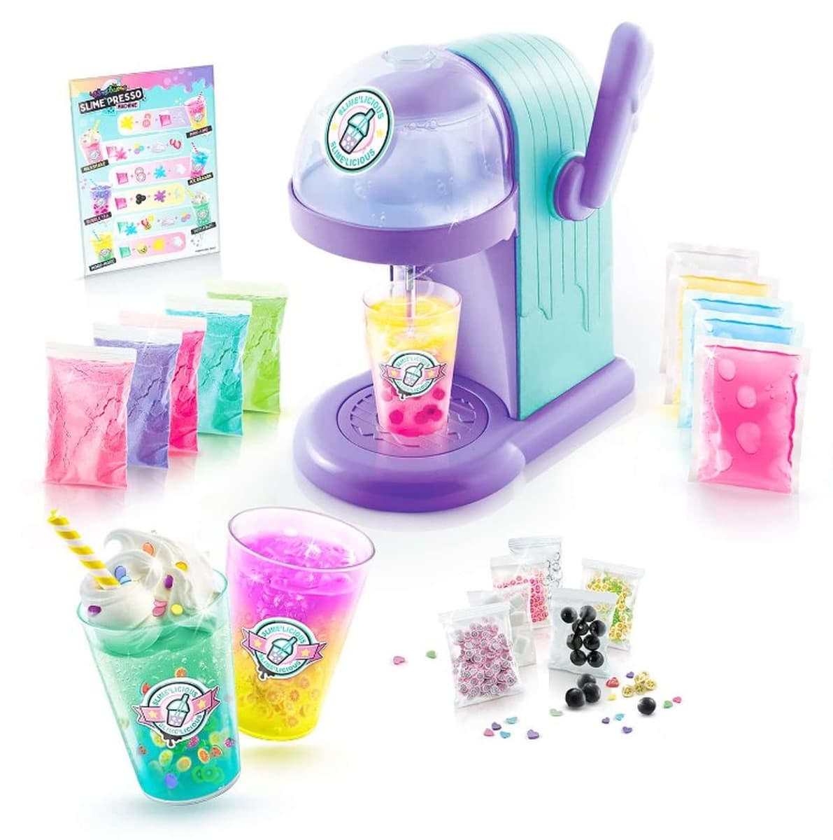 Canaltoys Maszyna do presso "Slime" - Wielobarwna zabawka do tworzenia slime dla dzieci od 6 lat