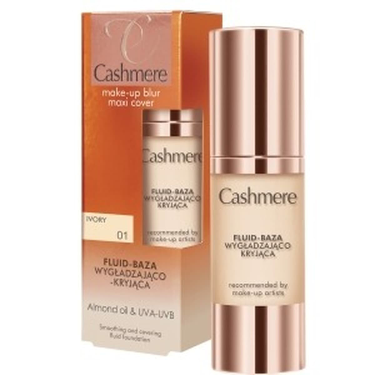 Cashmere Podkład Blur Maxi Cover Fluid-Baza Wygładzająco-Kryjąca 30 ml 01 Ivory