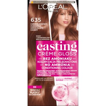 Casting Creme Gloss farba do włosów L'Oreal 635 Czekoladowy Cukierek