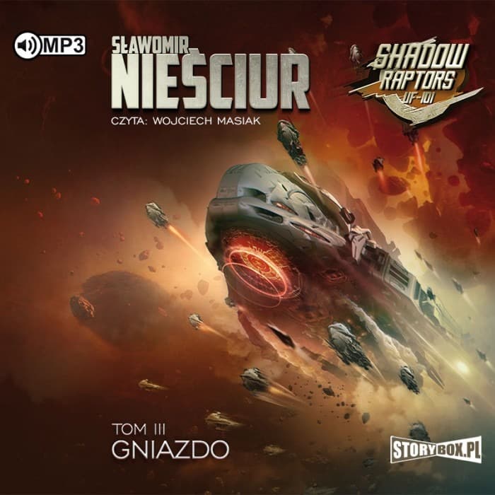 Shadow Raptors Tom 3 CD MP3 Gniazdo Storybox