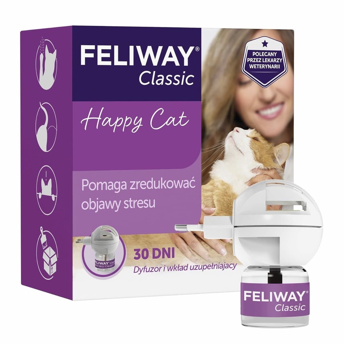 Ceva Feliway Dyfuzor + wkład 48 ml - feromony dla kota