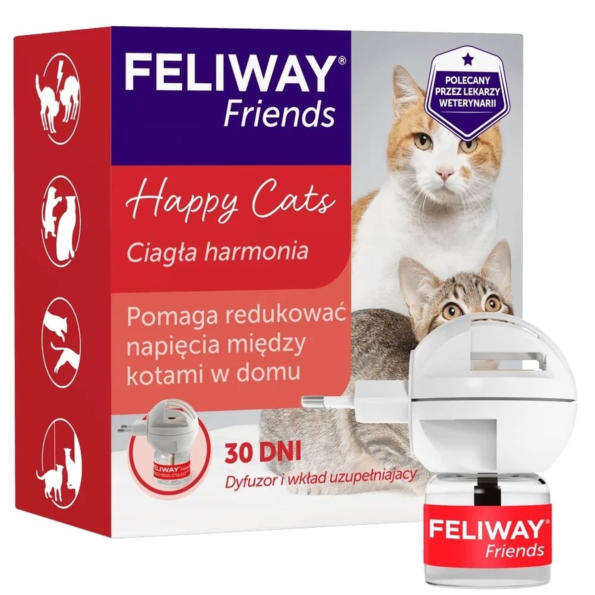 Ceva Feliway Friends dyfuzor z feromonami + wkład 48ml
