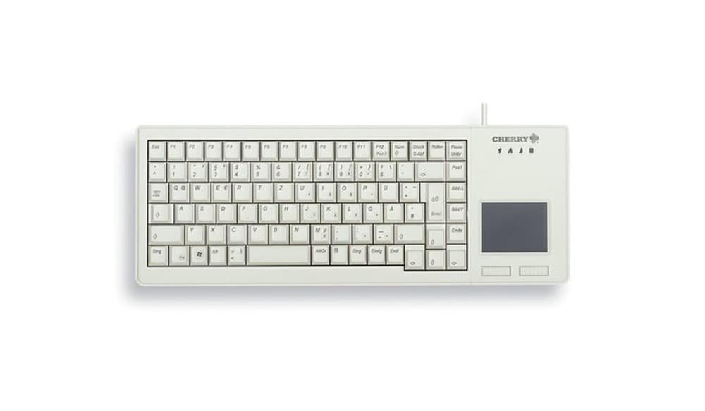 CHERRY XS Touchpad Klawiatura uniwersalna USB QWERTZ niemiecki szary