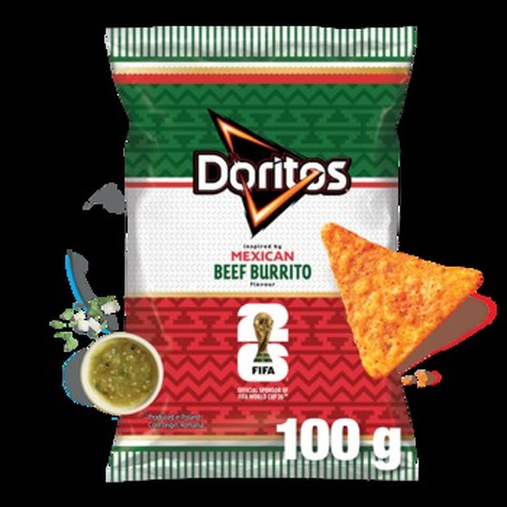 Chipsy kukurydziane Doritos o smaku meksykańskiego burrito 100 g
