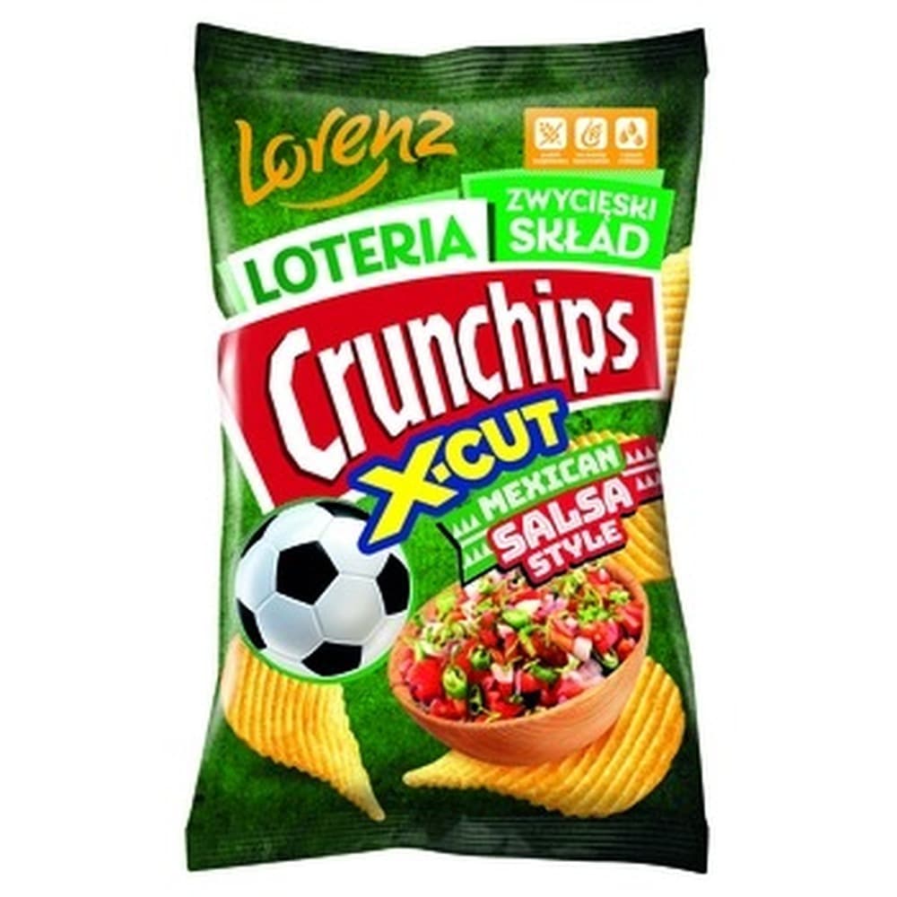 Chipsy ziemniaczane X-CUT o smaku pikantnych pomidorów 130 g