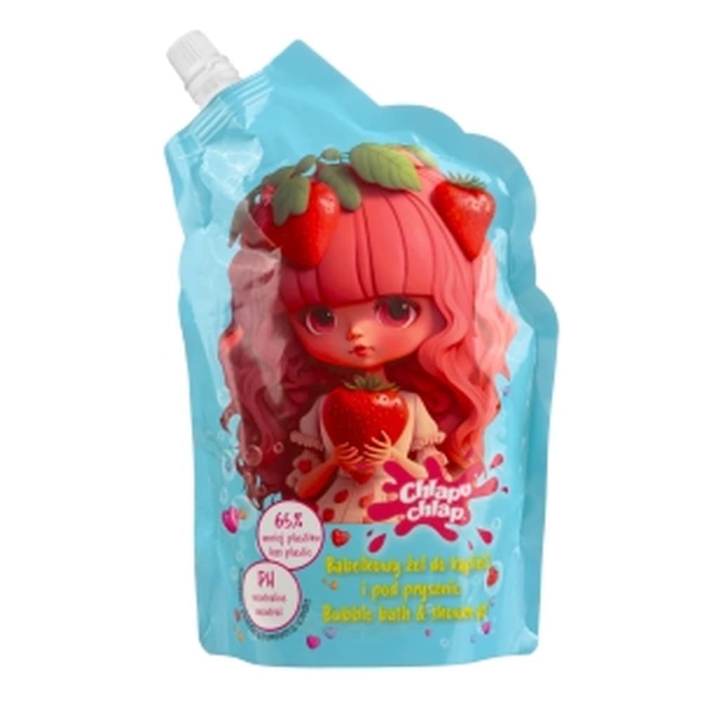 Chlapu Chzel Napój Mleczny o Smaku Truskawkowym 400 ml