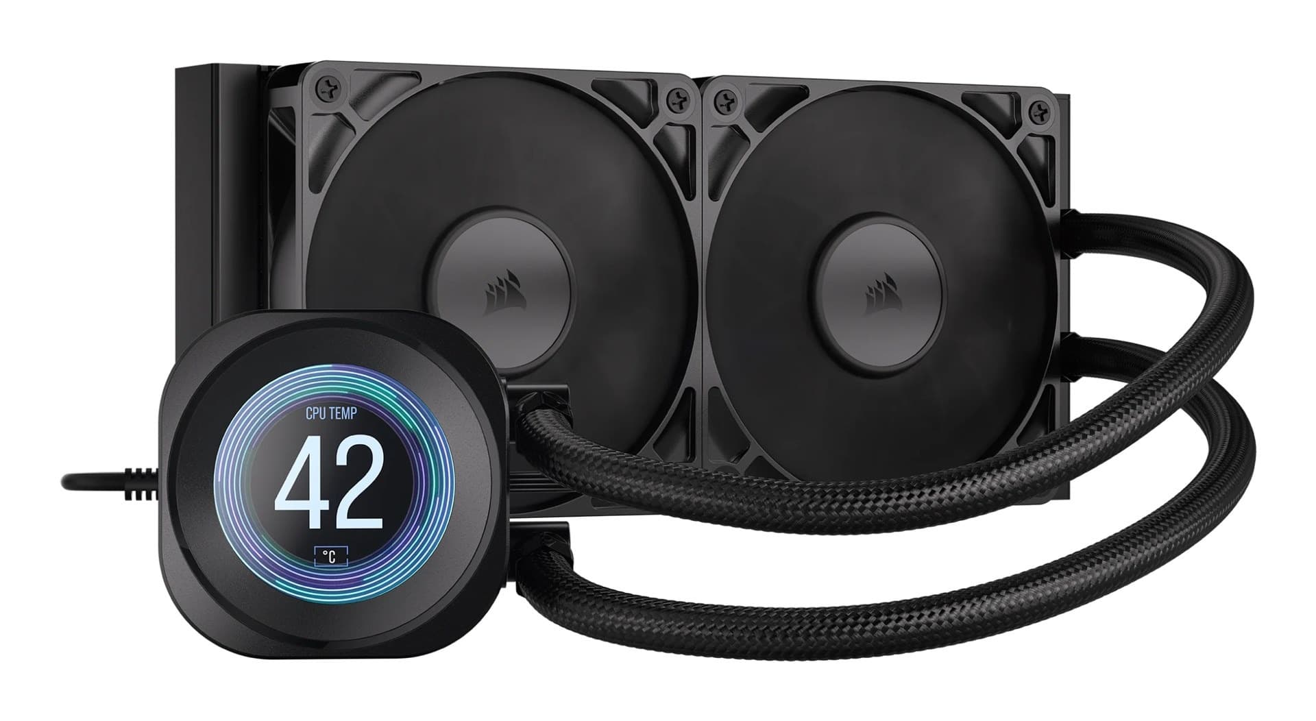 Corsair iCUE H100i ELITE LCD 240 mm Chłodnica Wodna