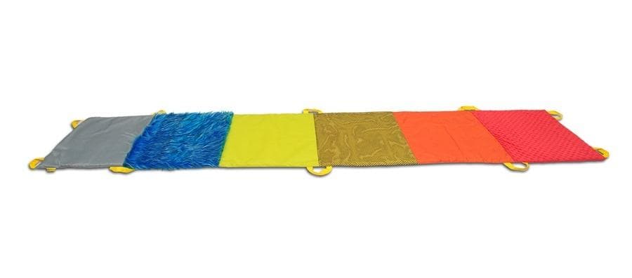 Chodnik sensoryczny 6 kolorów 50 x 250 cm z uchwytami