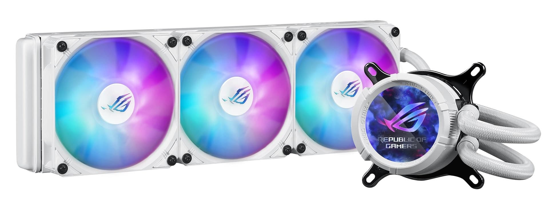 ASUS ROG STRIX LC III 360 ARGB LCD Chłodzenie wodne procesora białe