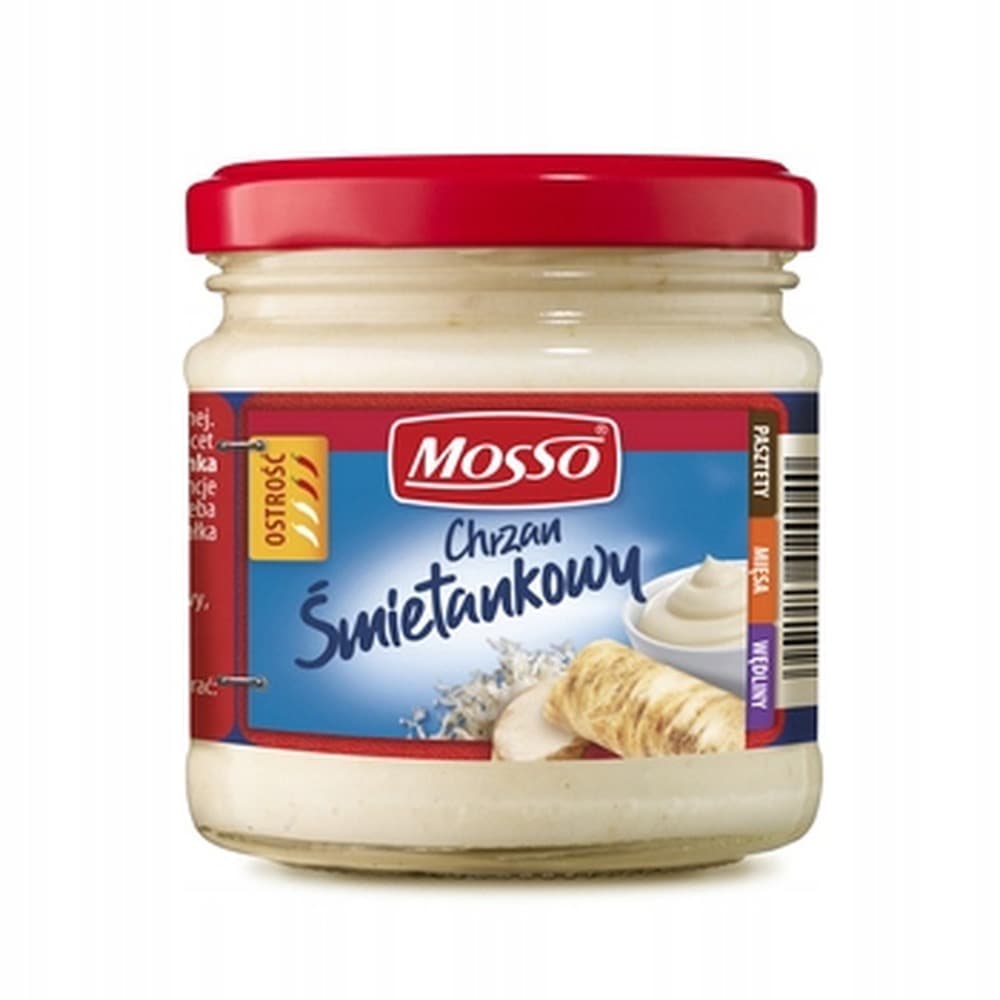 MOSSO Chrzan Śmietankowy 180 g