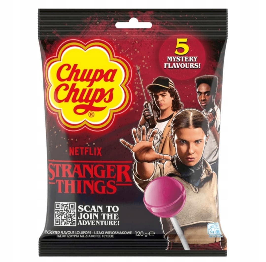 Chupa Chups Stranger Things The Right Side Up torebka 10x12g