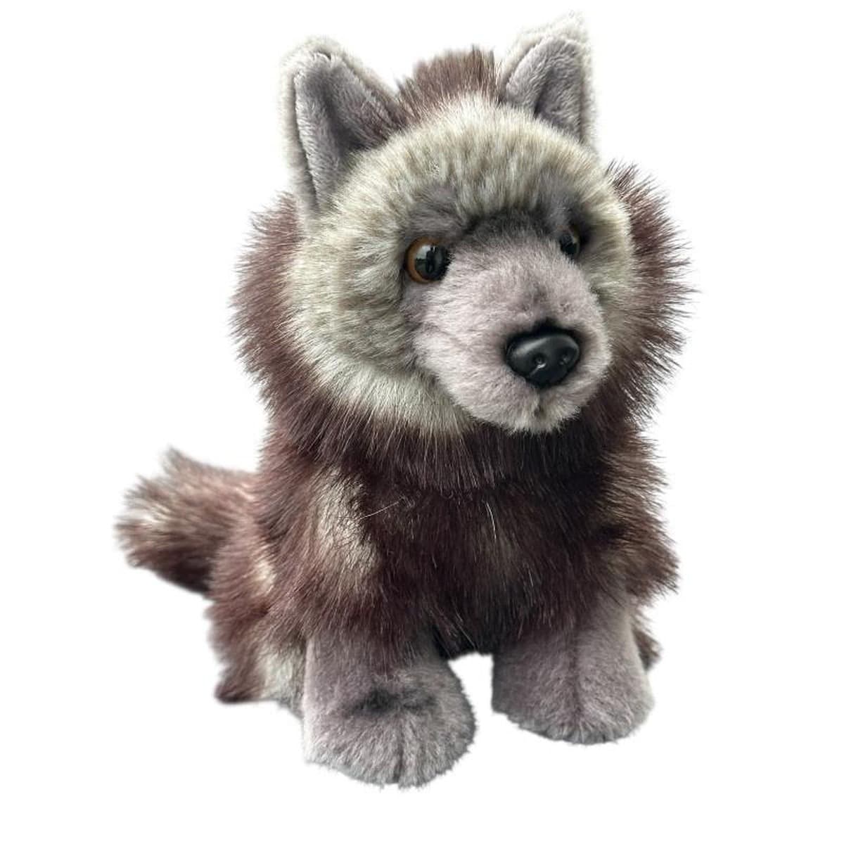 Ciemny wilk dekoracyjny figurka 19 cm