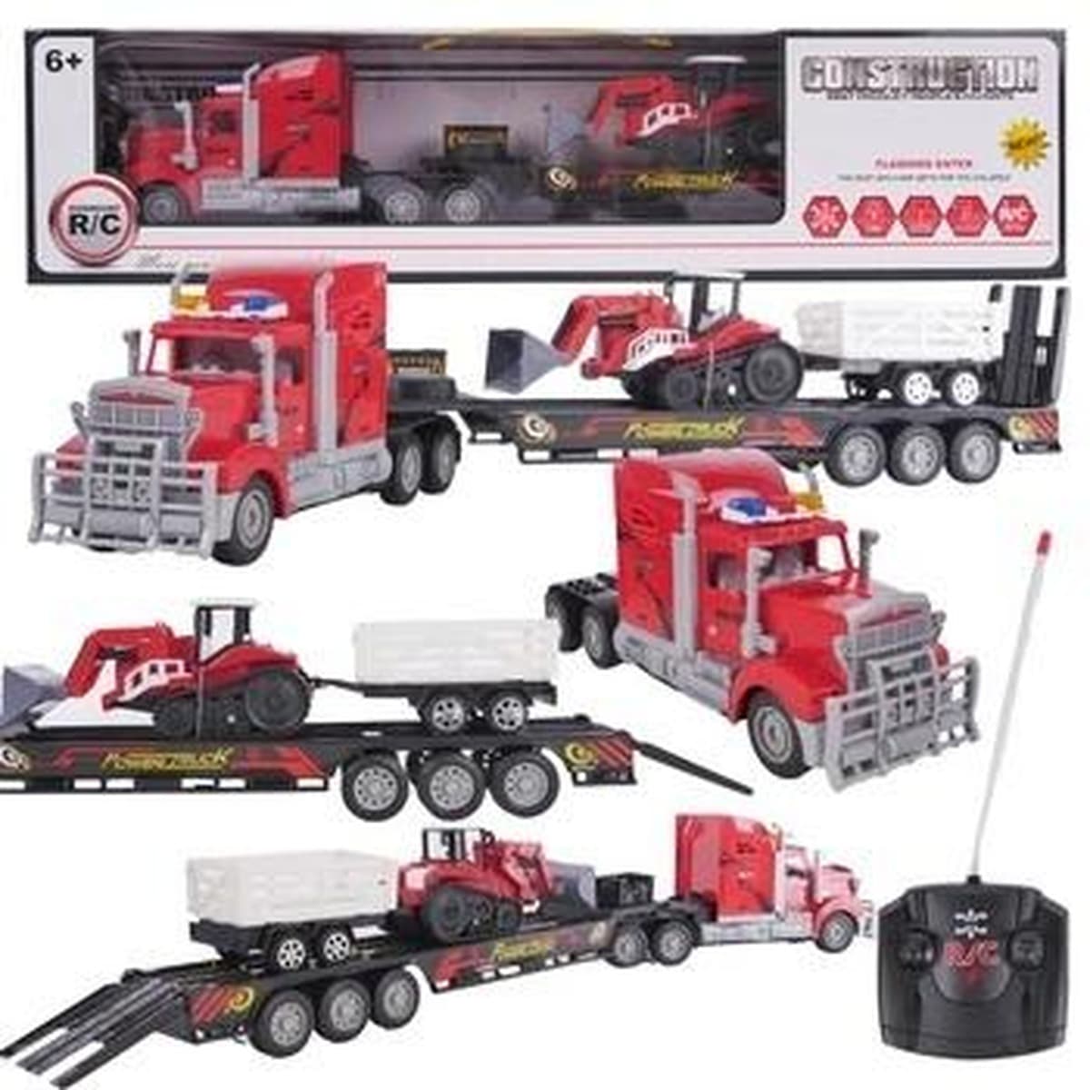 Ciężarówka Zdalnie Sterowana RC Laweta Traktor Przyczepka