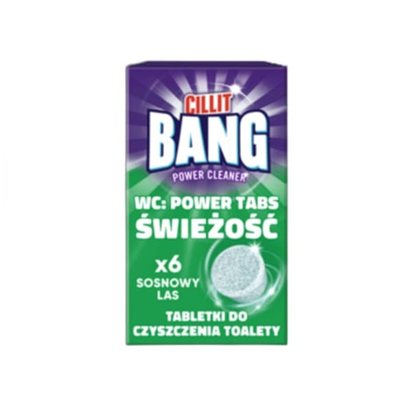 R- Cillit Bang tabletki do WC Sosnowy Las 6 sztuk