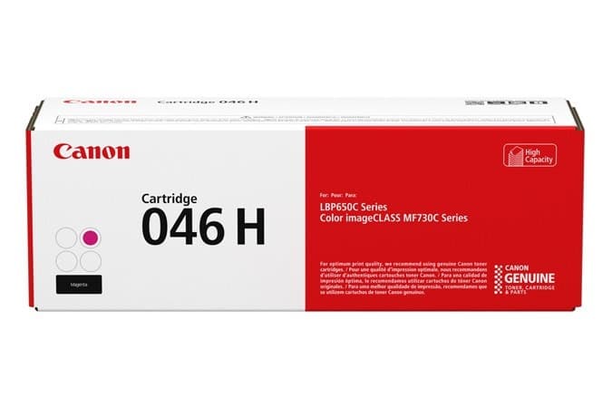 Kaseta z tonerem Canon 046 H purpurowa oryginalna 1 sztuka