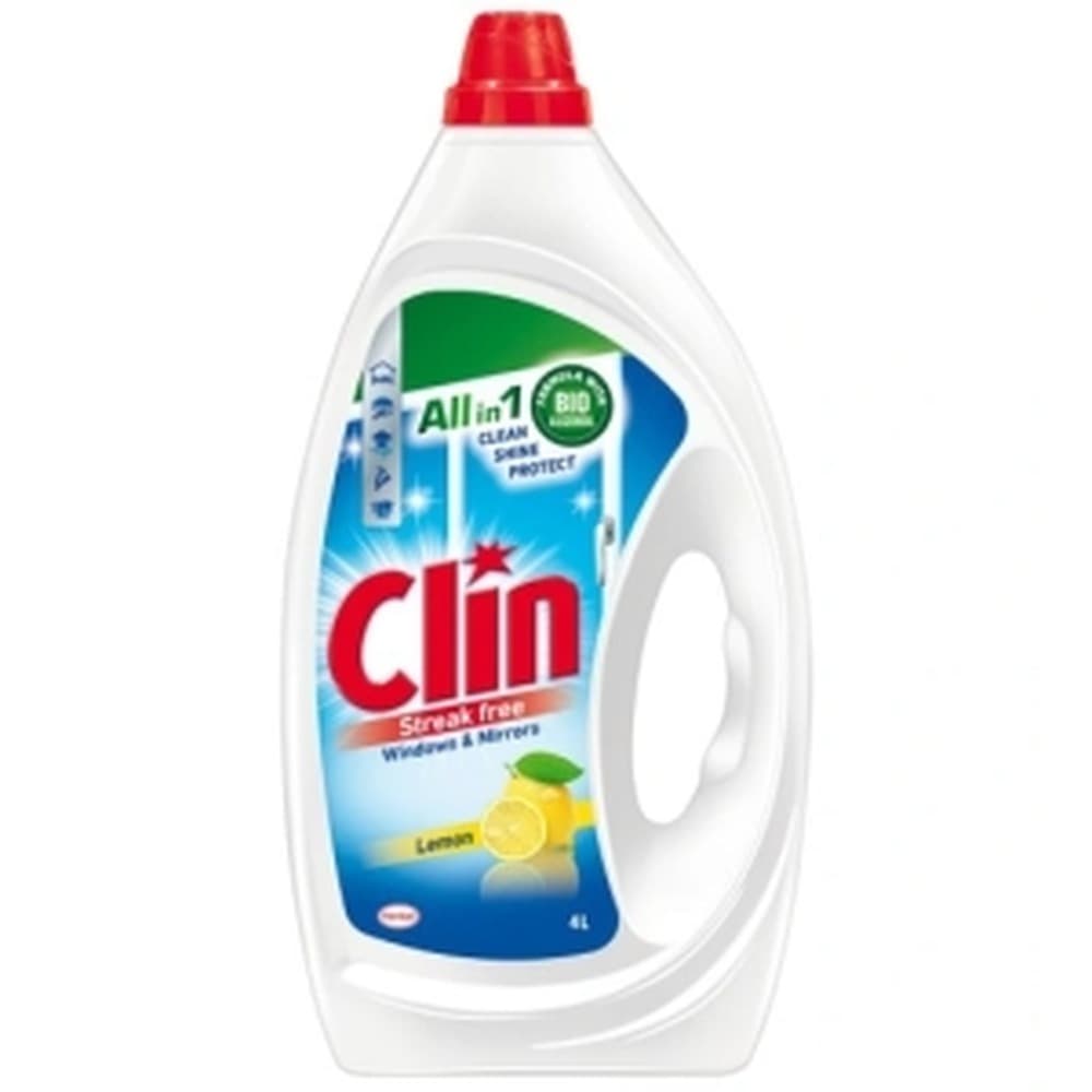 Clin Płyn do mycia powierzchni szklanych 4l