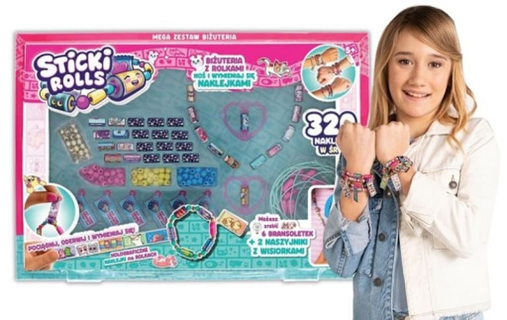 COBI Sticky Rolls Mega Zestaw Biżuterii DIY