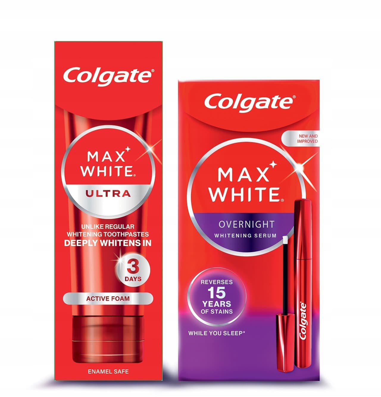 Colgate Max White Overnight - Pióro do wybielania zębów 2,5 ml