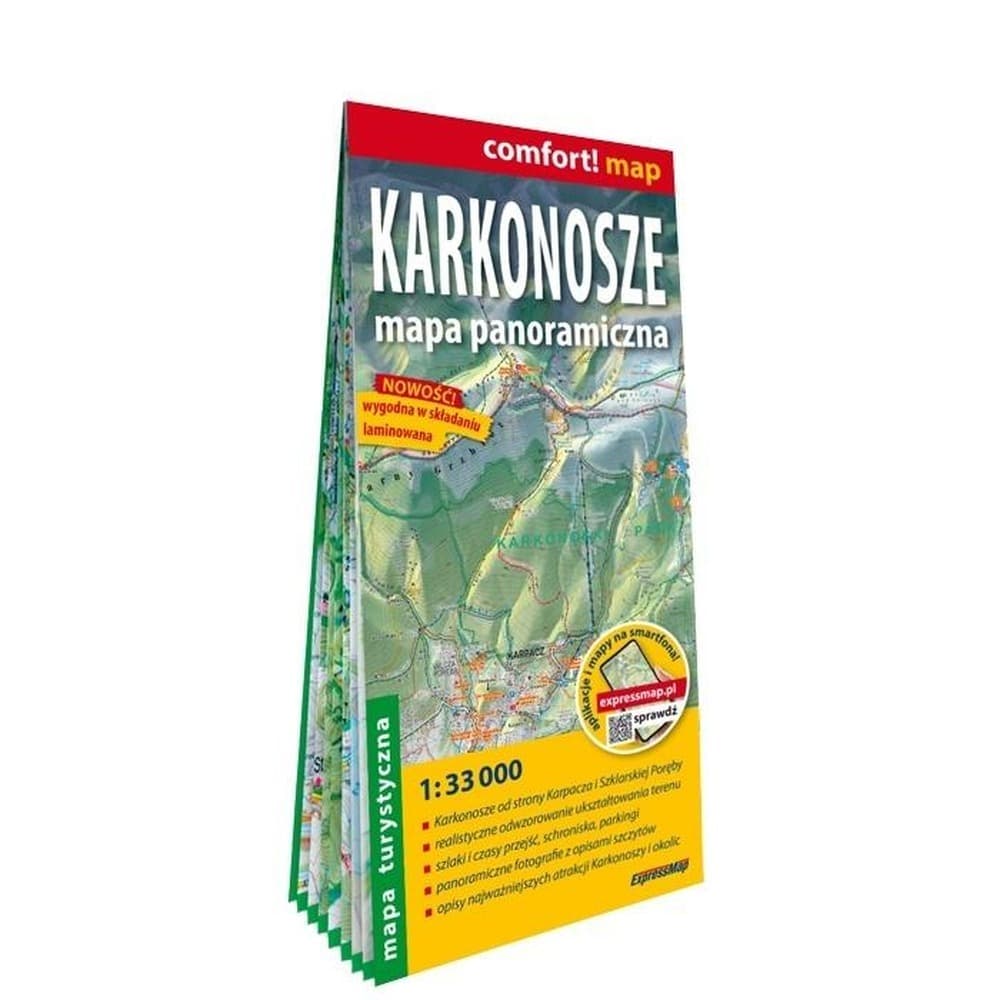 Comfort! Mapa Panoramiczna Karkonosze 1:33 000