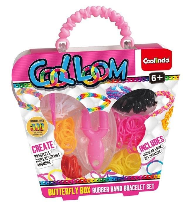 Paulinda Cool Loom Butterfly Zestaw do Bransoletek