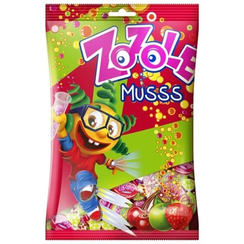 Zozole Cukierki Jabłko Wiśnia Truskawka 75g
