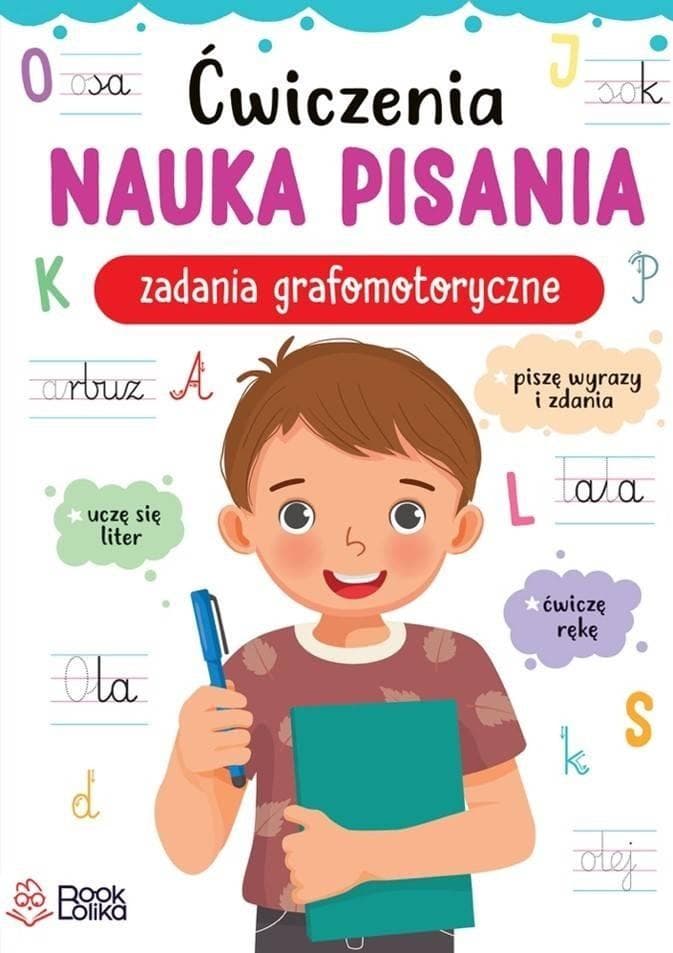 Ćwiczenia Grafomotoryczne Nauka Pisania - Książka dla dzieci