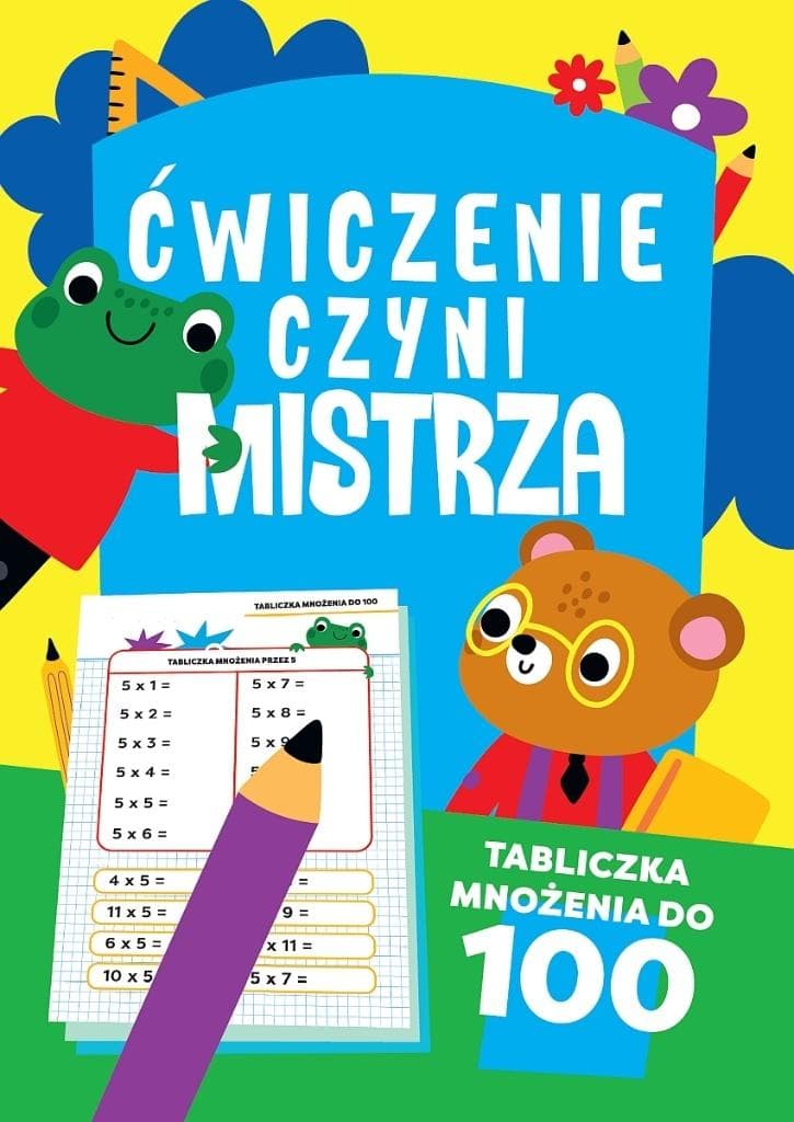 Ćwiczenie Czyni Mistrza Tabliczka Mnożenia do 100 dla dzieci