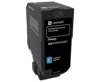 Cyan toner do drukarek Lexmark CS725, 12 000 stron