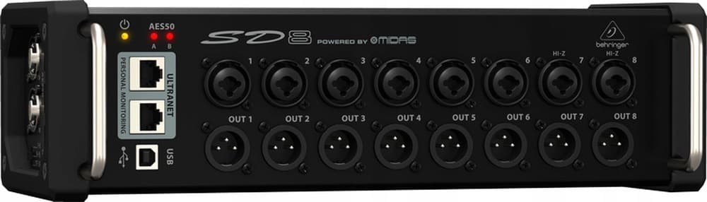 Cyfrowe pudełko sceniczne Behringer 8 wejść