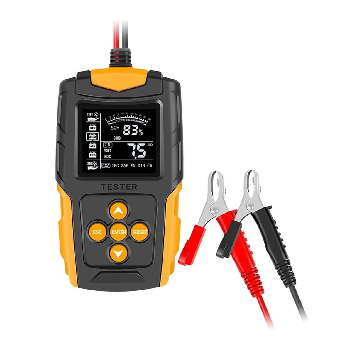 Cyfrowy tester akumulatorów 12/24V model E6150