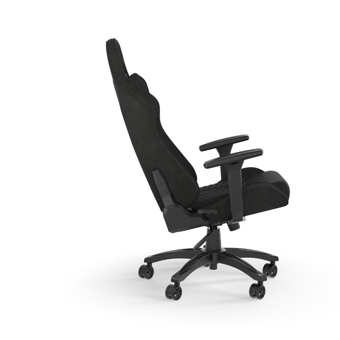 Czarny fotel gamingowy Corsair TC100 ze skóry ekologicznej