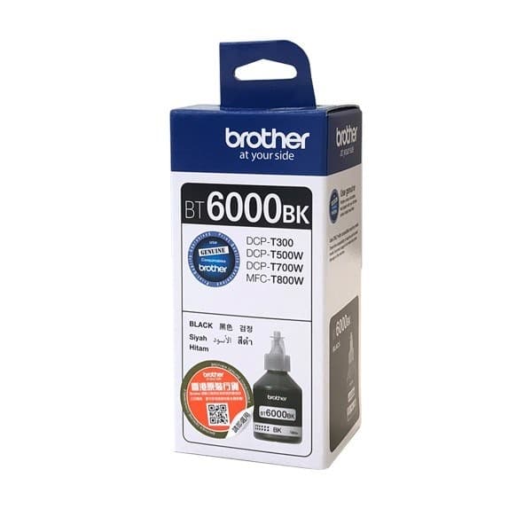 Brother BT6000BK Czarny tusz o wydajności 6000 stron