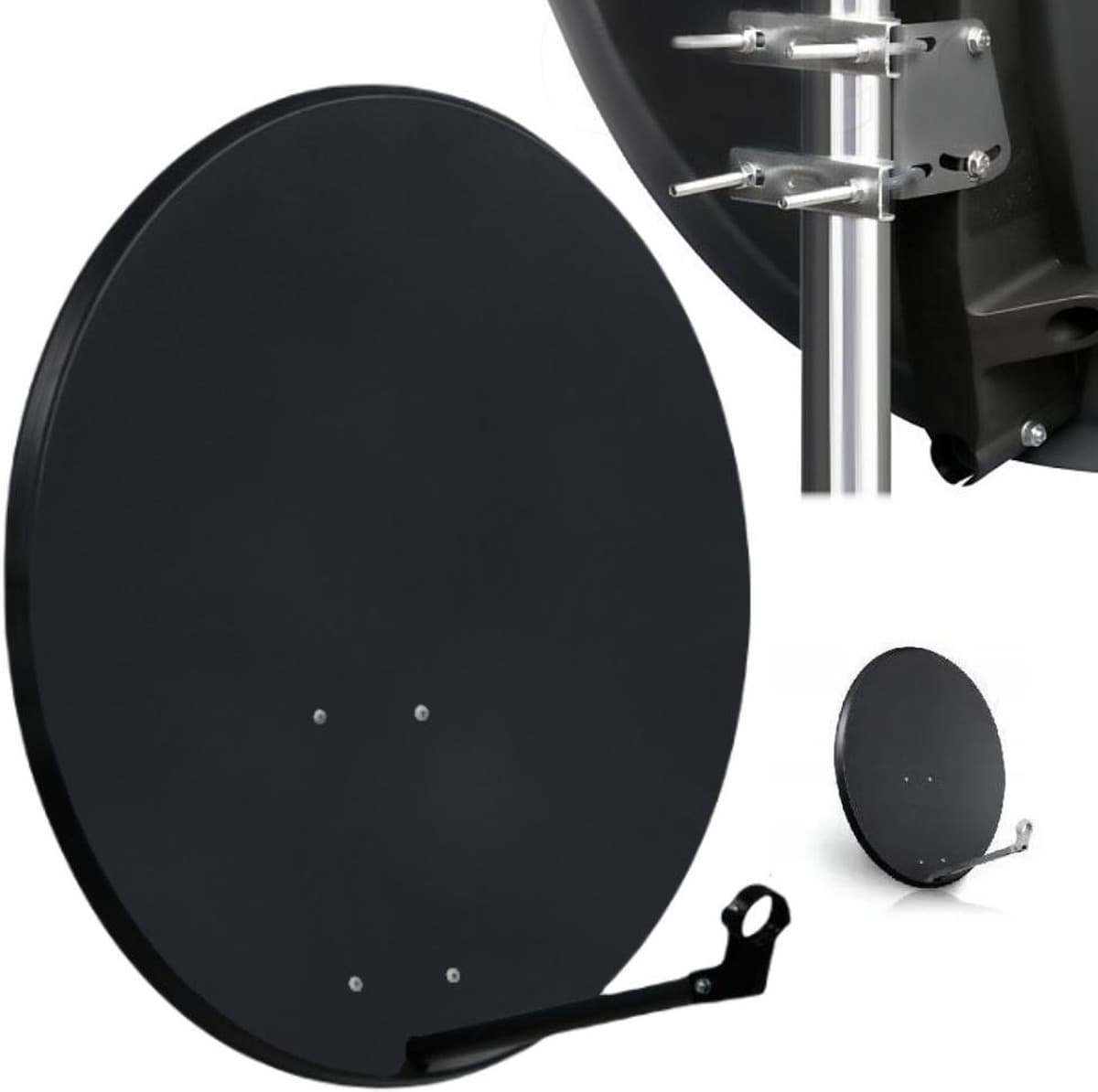 Czasza antenowa satelitarna 80 cm ciemna ASC-800M-C