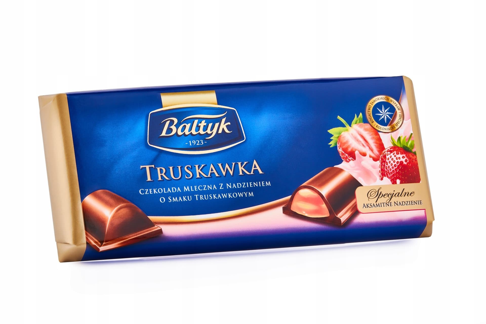 Bałtyk Czekolada nadziewana Truskawka 148g