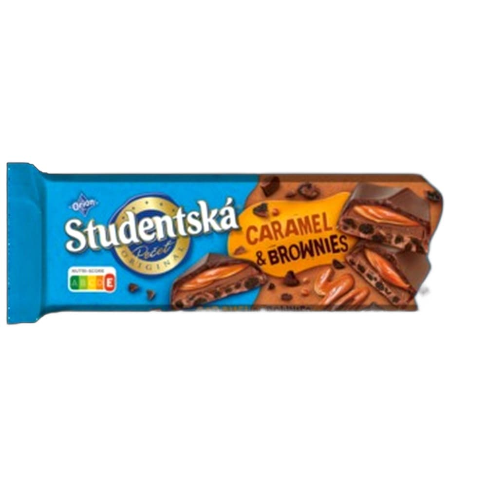 Orion Studentska Caramel & Brownies 240g