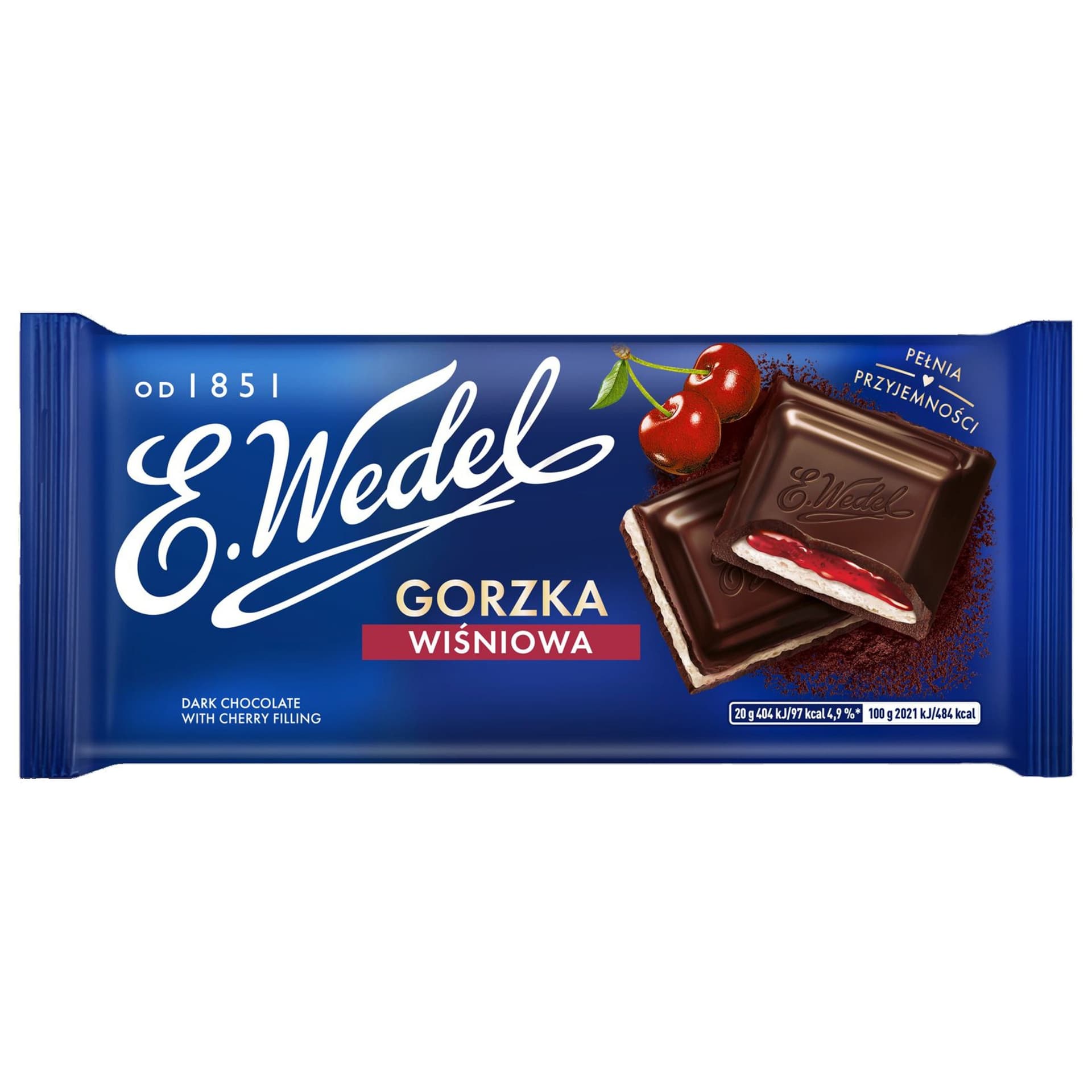 E. Wedel Czekolada Gorzka Wiśniowa 100g