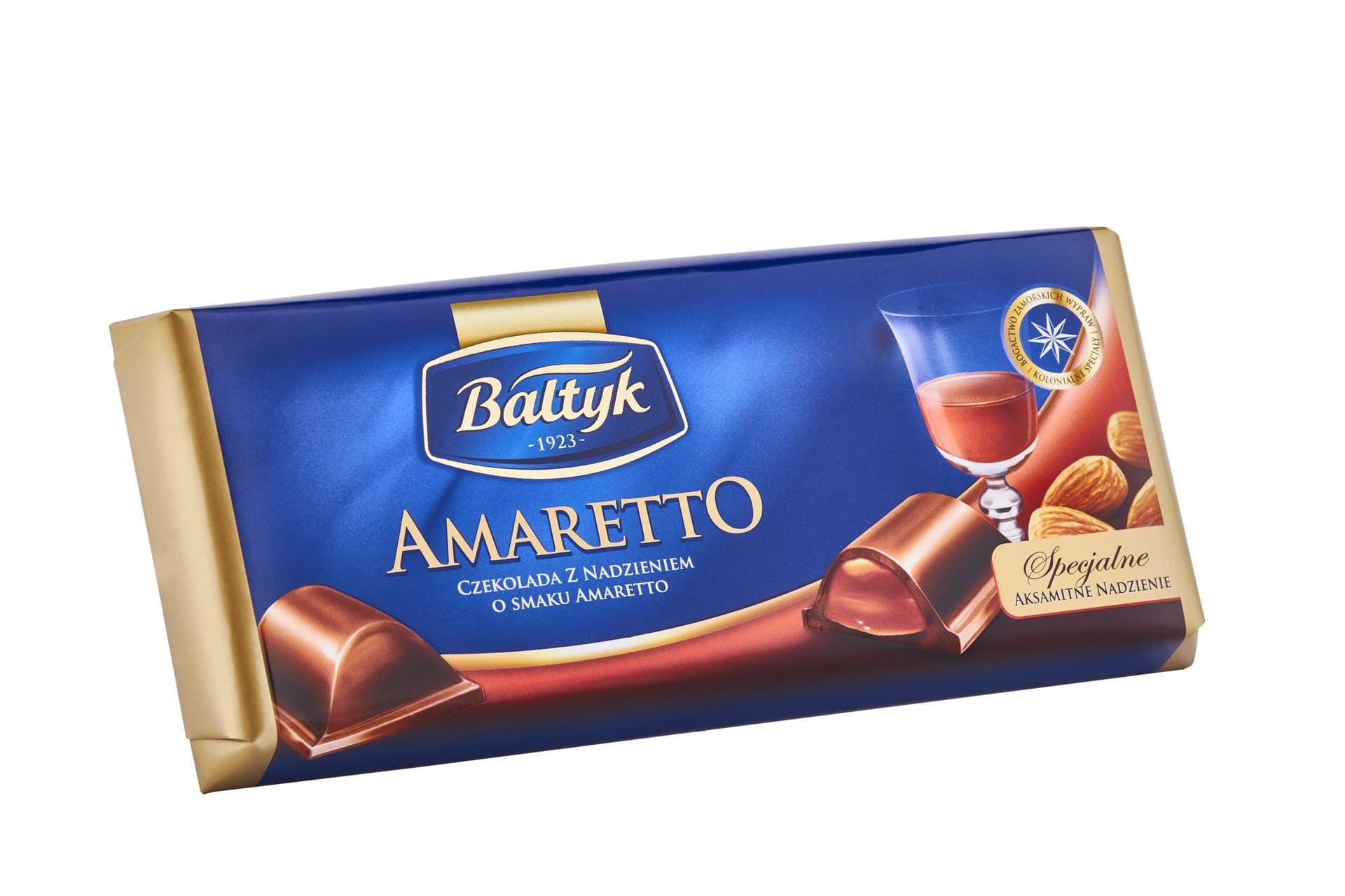 Bałtyk Czekolada nadziewana o smaku Amaretto 147g
