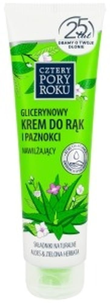 Cztery Pory Roku Krem do rąk Aloes i Zielona Herbata 130 ml